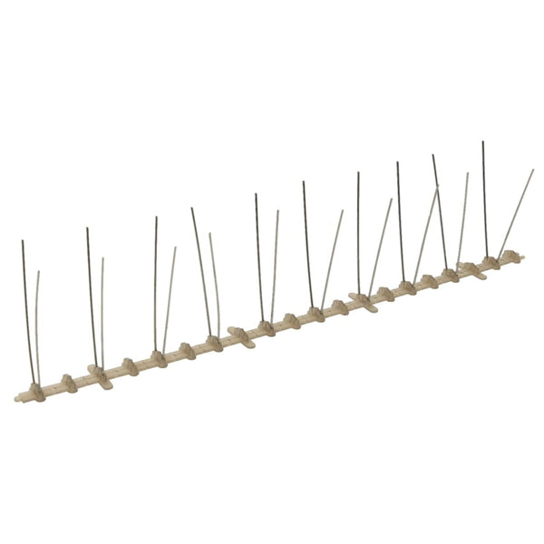 vidaXL 20-piece Bird Repellent Spikes Set 10 m Plastic 2-row
