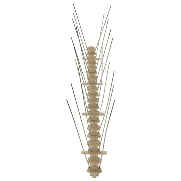 vidaXL 20-piece Bird Repellent Spikes Set 10 m Plastic 2-row