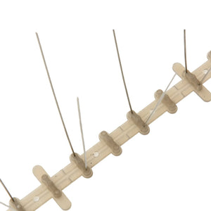vidaXL 20-piece Bird Repellent Spikes Set 10 m Plastic 2-row