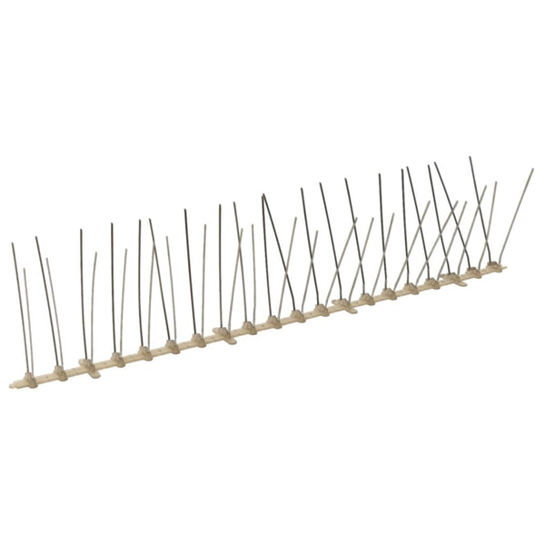 vidaXL 20-piece Bird Repellent Spikes Set 10 m Plastic 4-row