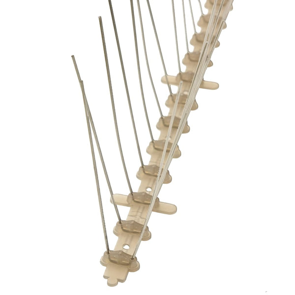 vidaXL 20-piece Bird Repellent Spikes Set 10 m Plastic 4-row