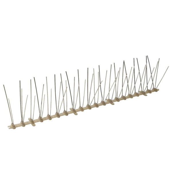 vidaXL 20-piece Bird Repellent Spike Set 10 m Plastic 5-row