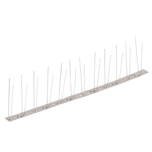 vidaXL 20-piece Pigeon Repellent Spikes Set Stainless Steel 10 m 2-row
