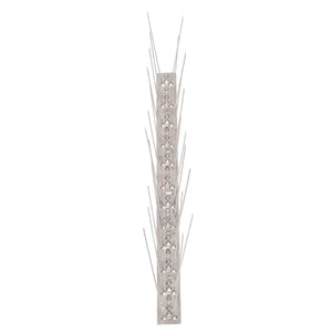 vidaXL 20-piece Pigeon Repellent Spikes Set Stainless Steel 10 m 2-row