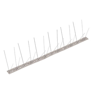vidaXL 20-piece Pigeon Repellent Spikes Set Stainless Steel 10 m 4-row