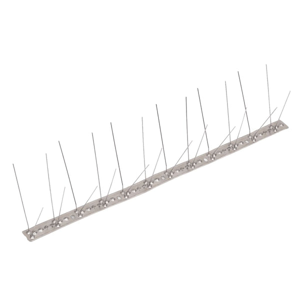 vidaXL 20-piece Pigeon Repellent Spikes Set Stainless Steel 10 m 4-row