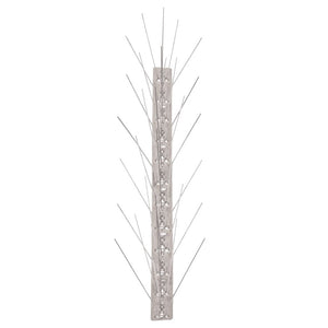 vidaXL 40-Piece Pigeon Repellent Spike Set Stainless Steel 20 m 5-Row