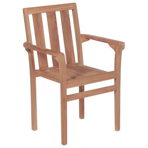 vidaXL Garden Chairs 2 pcs. with Wine Red Cushions Solid Teakwood