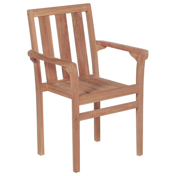vidaXL Garden Chairs 2 pcs. with Anthracite Cushions Solid Teak Wood