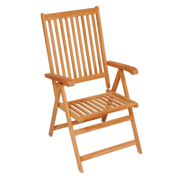 vidaXL Garden Chairs 2 pcs. with Cream Cushions Solid Teak Wood