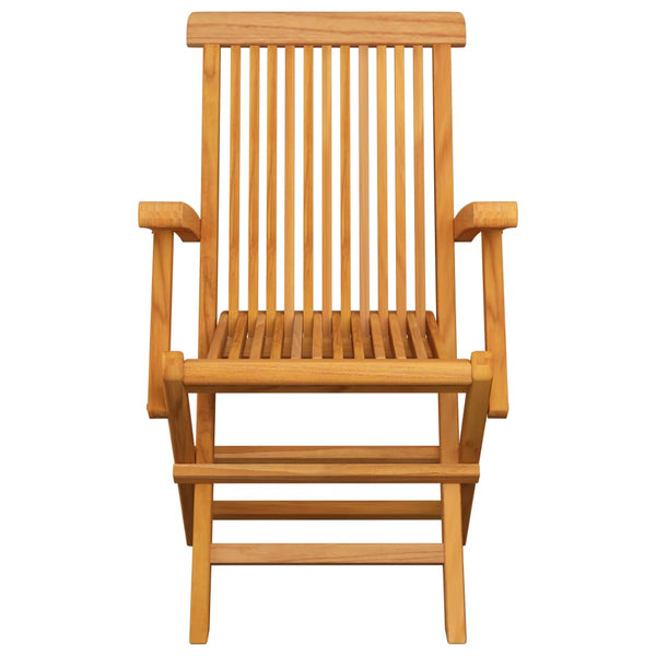 vidaXL Garden Chairs with Anthracite Cushions 6 pcs. Solid Teak Wood