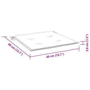 vidaXL Garden Chairs with Taupe Cushions 4 pcs. Solid Teak Wood