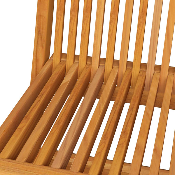 vidaXL Garden Chairs with Anthracite Cushions 4 pcs. Solid Teak Wood