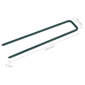 vidaXL Artificial Grass Nails 20 pcs. U-shaped Iron