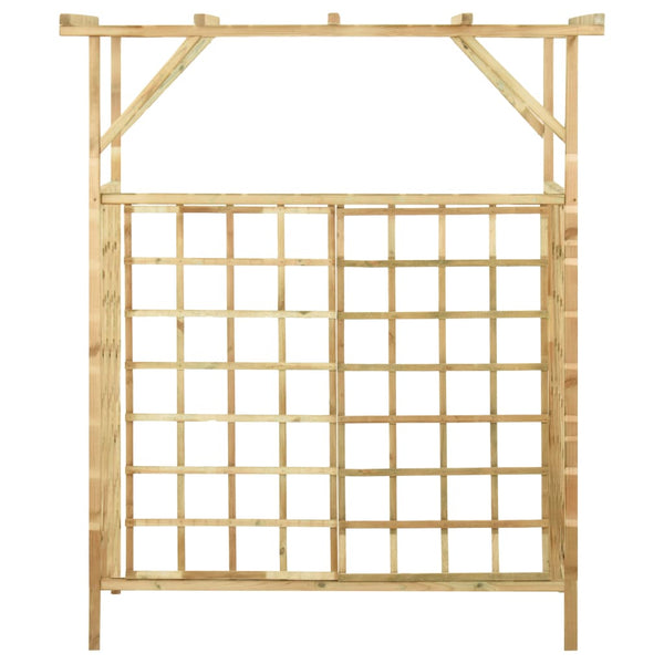 vidaXL 2-Bin Pergola Impregnated Pine Wood