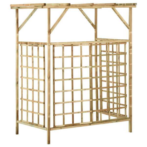 vidaXL 2-Bin Pergola Impregnated Pine Wood