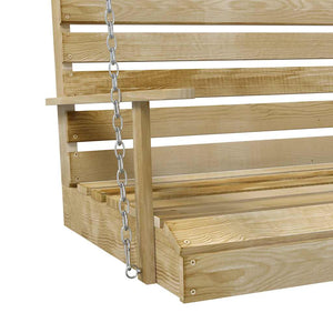 vidaXL Swing Bench Impregnated Pinewood 155x65x60 cm