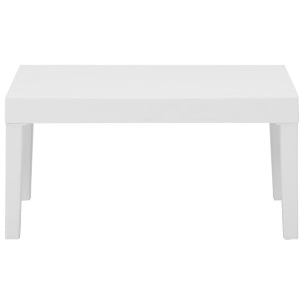 vidaXL 6-piece Garden Lounge Set with Cushions Plastic White