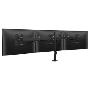 vidaXL Triple Monitor Desk Mount 13"-23"