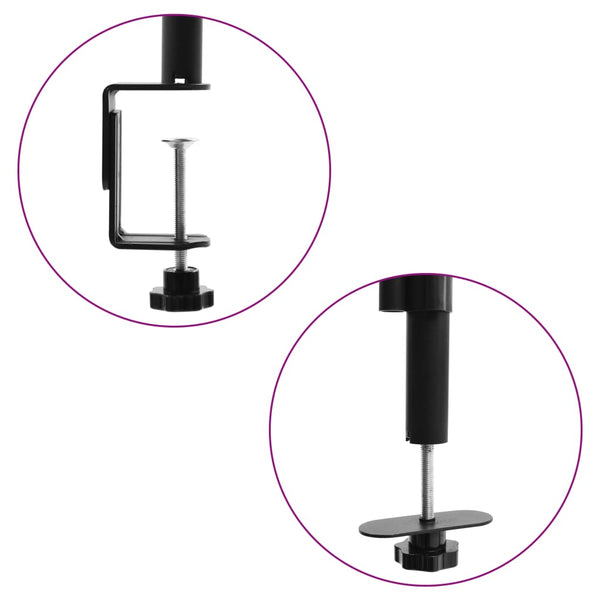vidaXL Triple Monitor Desk Mount 13"-23"