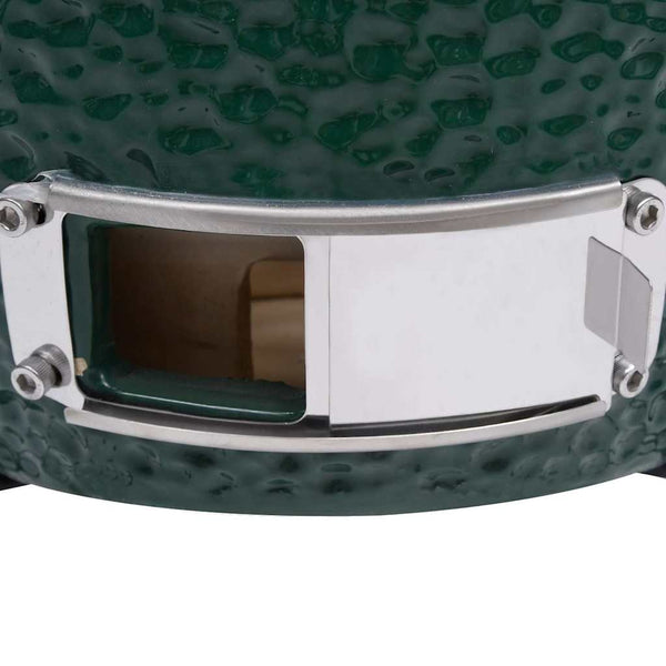 vidaXL 2-in-1 Kamado Ceramic Grill Smoker 56 cm Green
