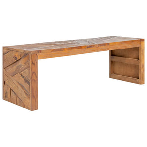 vidaXL TV Cabinet 110x60x38 cm Solid Teak Wood