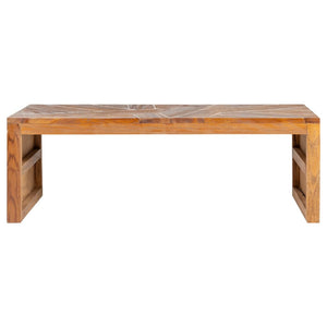 vidaXL TV Cabinet 110x60x38 cm Solid Teak Wood