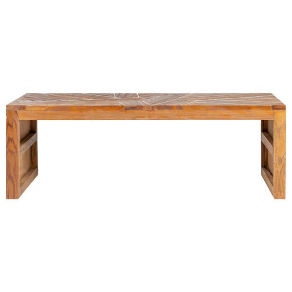 vidaXL TV Cabinet 110x60x38 cm Solid Teak Wood