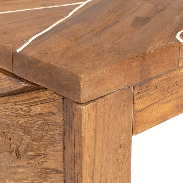 vidaXL TV Cabinet 110x60x38 cm Solid Teak Wood