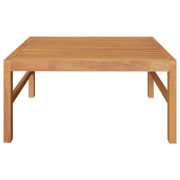 Gartentisch 63x63x30 cm Massivholz Teak