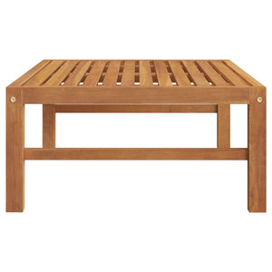 Gartentisch 63x63x30 cm Massivholz Teak