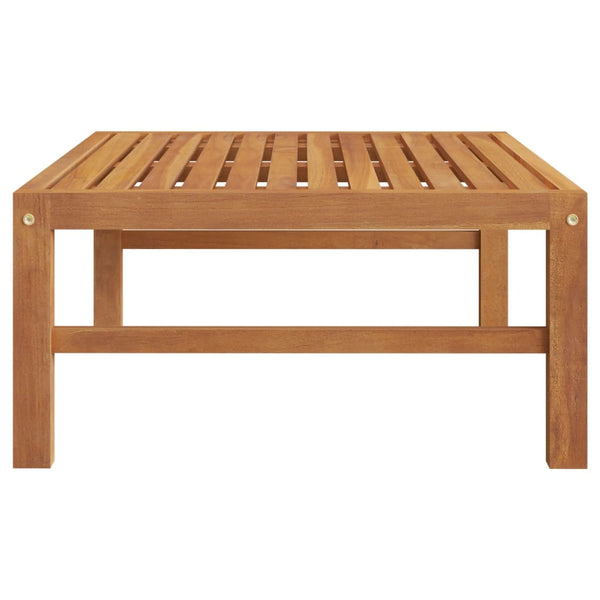 Gartentisch 63x63x30 cm Massivholz Teak