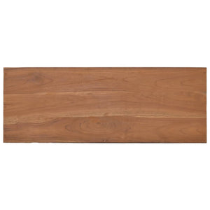 vidaXL Console Table 80x30x80 cm Solid Teak Wood