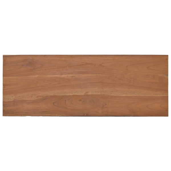 vidaXL Console Table 80x30x80 cm Solid Teak Wood