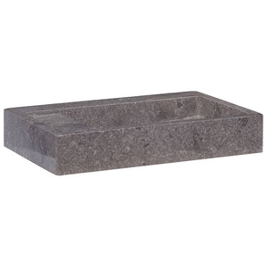 vidaXL Wash Basin Grey 58x39x10 cm Marble