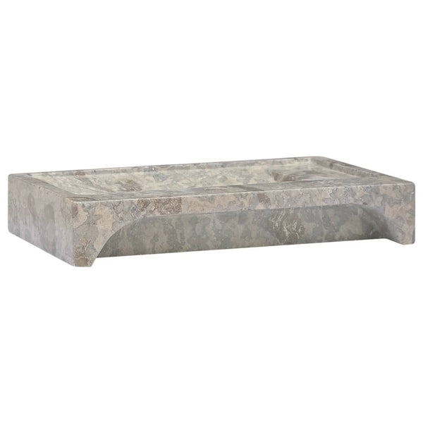 vidaXL Wash Basin Grey 58x39x10 cm Marble