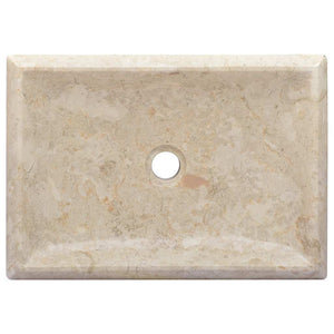vidaXL Wash Basin Cream 50x35x10 cm Marble