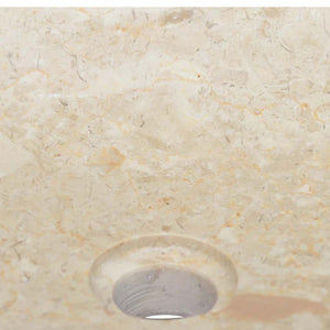 vidaXL Wash Basin Cream 50x35x10 cm Marble