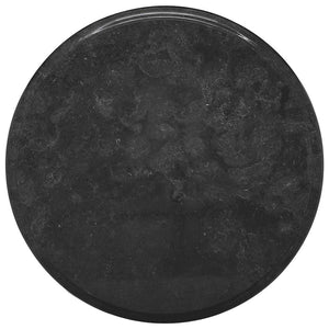 vidaXL Tabletop Black Ø40x2.5 cm Marble