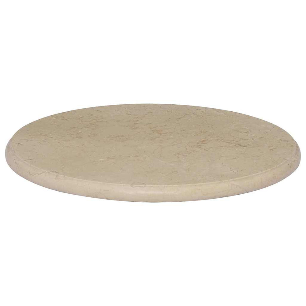 vidaXL Tabletop Cream Ø50x2.5 cm Marble