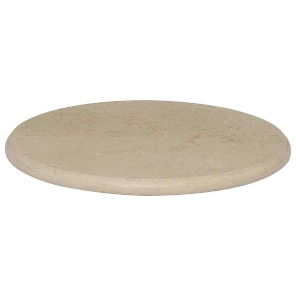 vidaXL Tabletop Cream Ø50x2.5 cm Marble