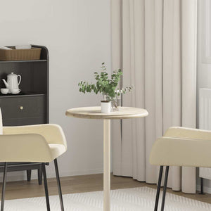 vidaXL Tabletop Cream Ø50x2.5 cm Marble