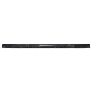 vidaXL Tabletop Black Ø50x2.5 cm Marble