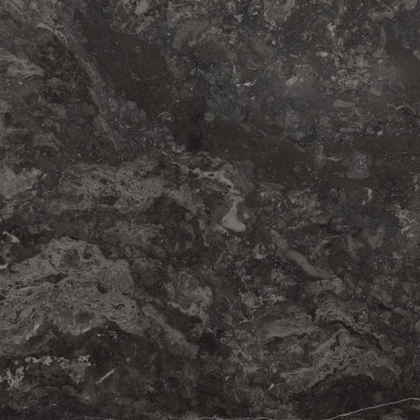 vidaXL Tabletop Black Ø50x2.5 cm Marble