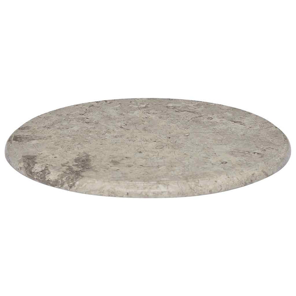 vidaXL Tabletop Grey Ø50x2.5 cm Marble