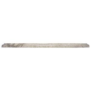 vidaXL Tabletop Grey Ø50x2.5 cm Marble