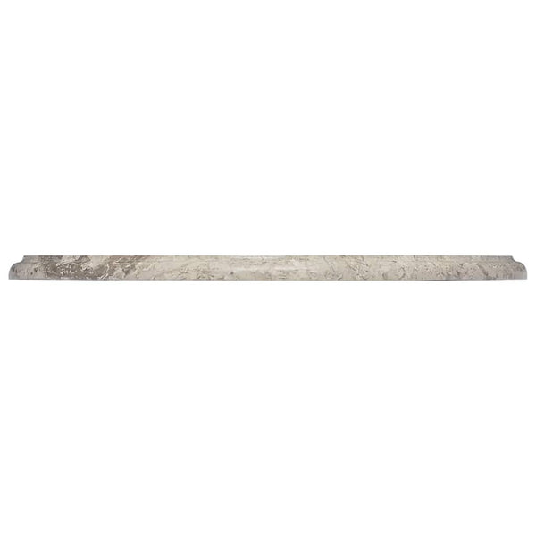 vidaXL Tabletop Grey Ø50x2.5 cm Marble