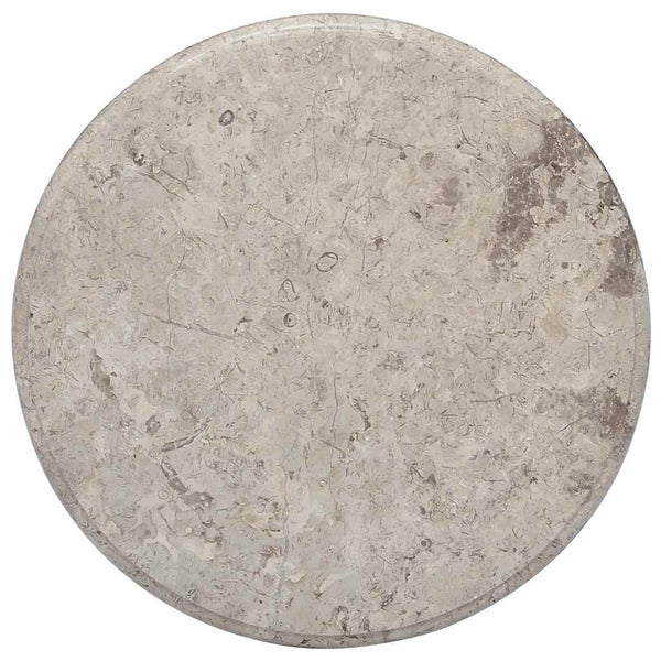 vidaXL Tabletop Grey Ø50x2.5 cm Marble