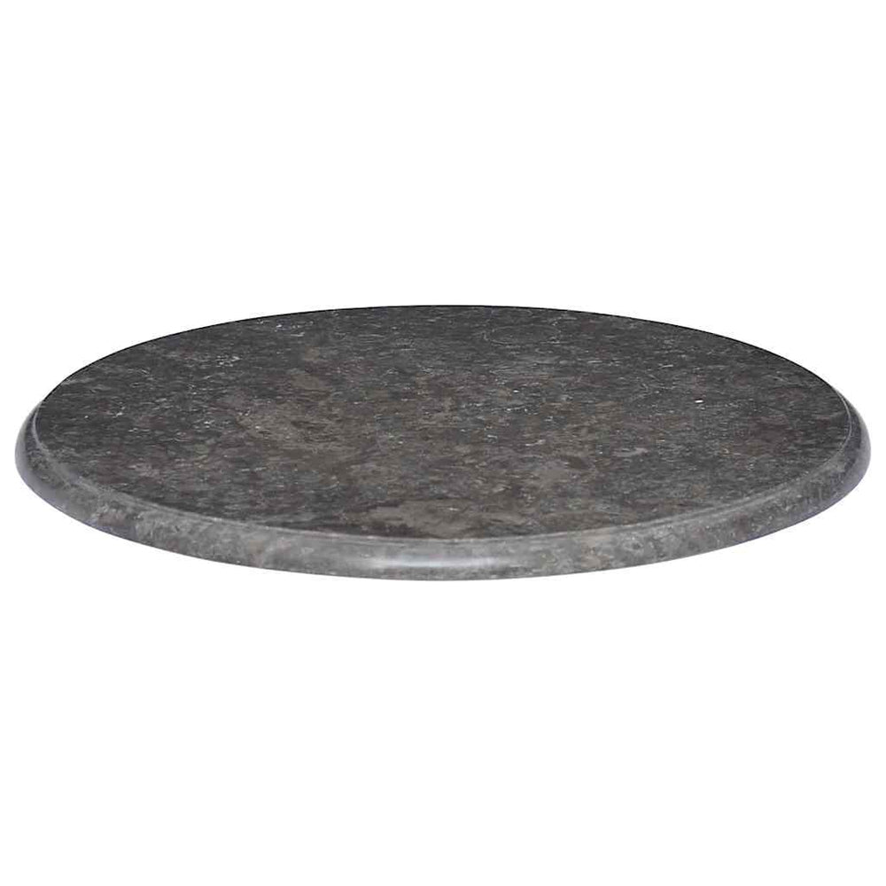 vidaXL Tabletop Black Ø60x2.5 cm Marble