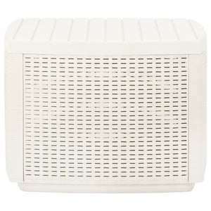 vidaXL Garden Table White 53x53x40 cm Plastic
